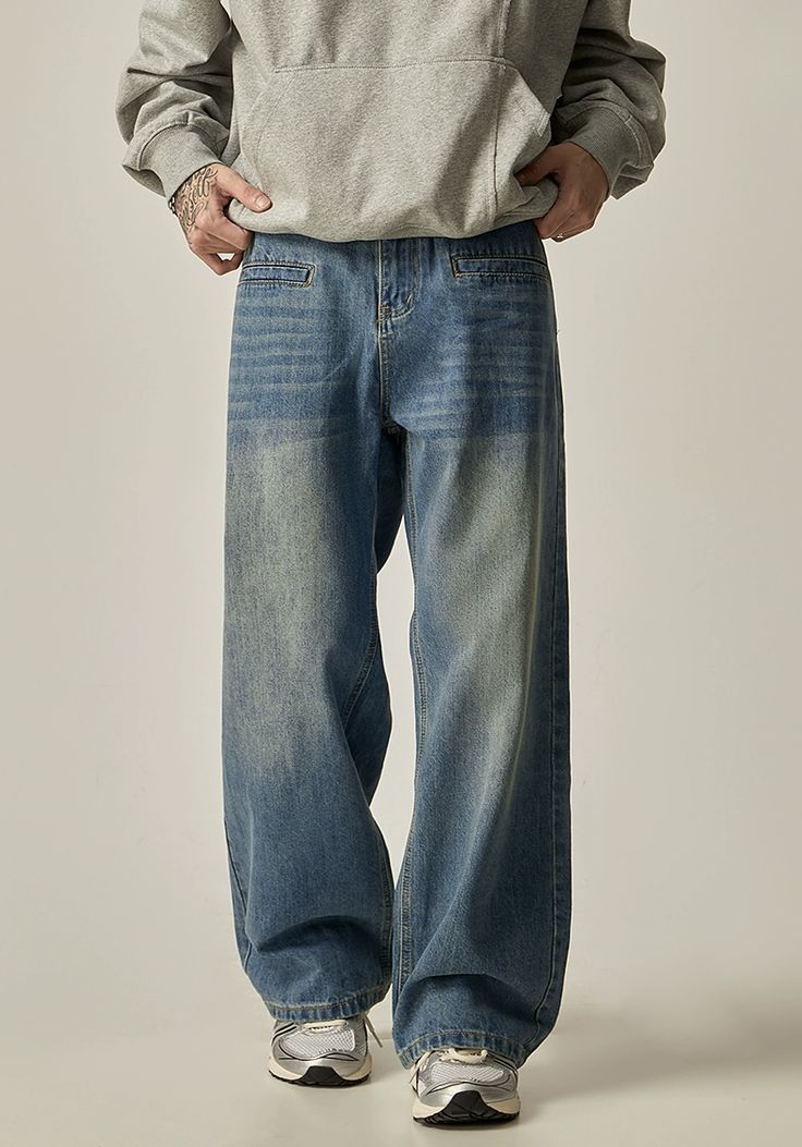 The '90s Retro Overdrive: Premium Baggy Jeans - Image 2